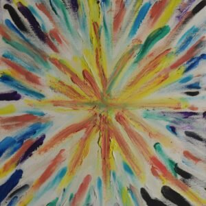 Star Light 40X40 cm Oil Painting