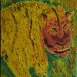 Lioness Kills 30x40cm Oil Painting